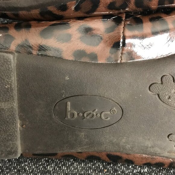 BOC Born Concept Leopard Print Slip On Ballet Flats Brown / Black Women’s Size 9 - Picture 10 of 11